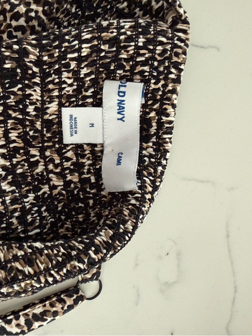 Old Navy Leopard Slip Dress - Tan & Black - Picture 3 of 3